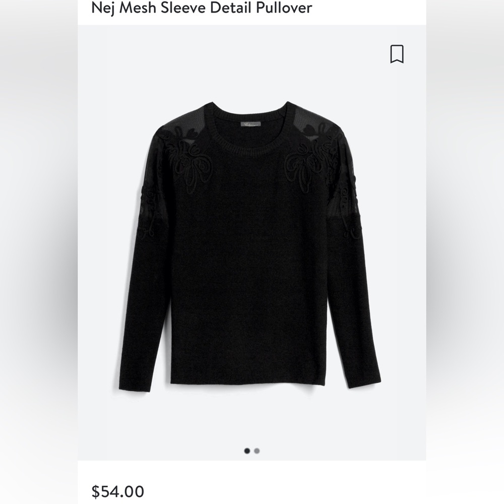 Stitch Fix Nej Mesh Sleeve Sweater
